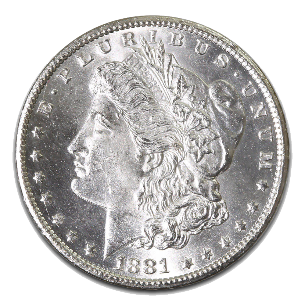 1881-CC Morgan Silver Dollar