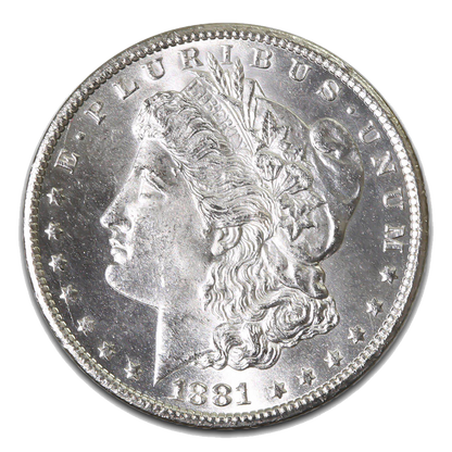 1881-CC Morgan Silver Dollar