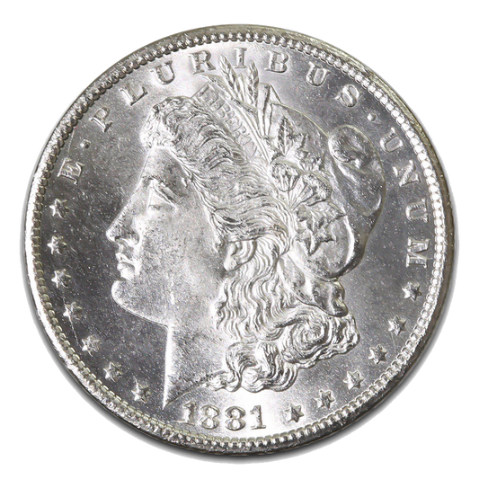 1881-CC Morgan Silver Dollar