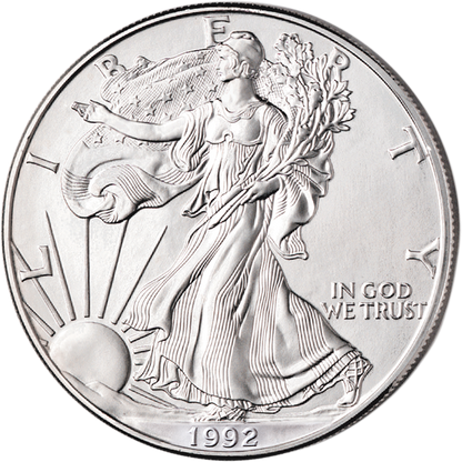 1992 $1 Silver American Eagle